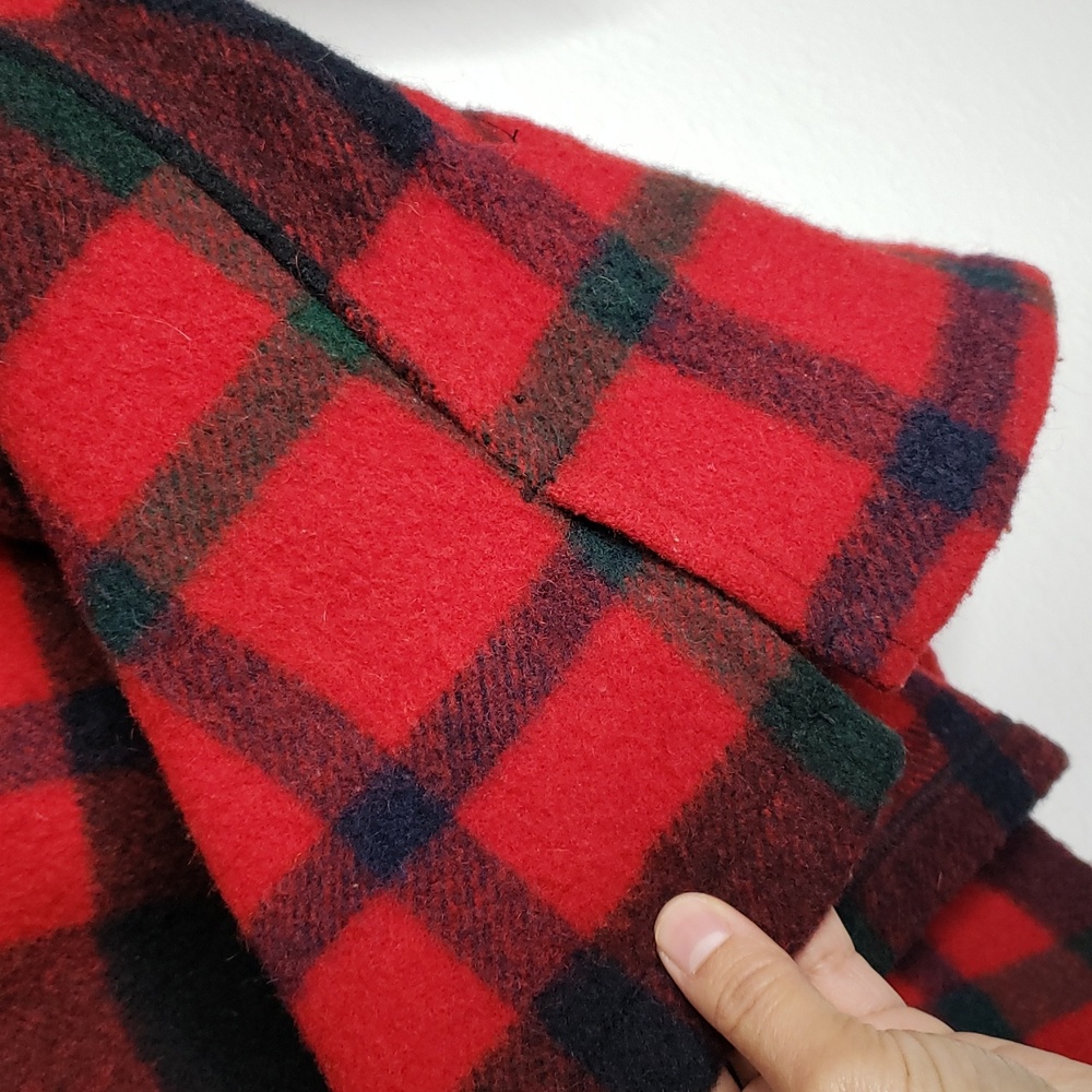Vintage Woolrich Mackinaw Buffalo Plaid Hunting Jacket Size 42 Lumberjack Thick - Picture 8 of 16